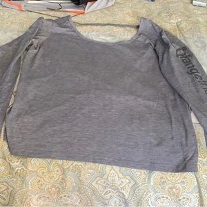 Orange Theory open Back long sleeve t-shirt